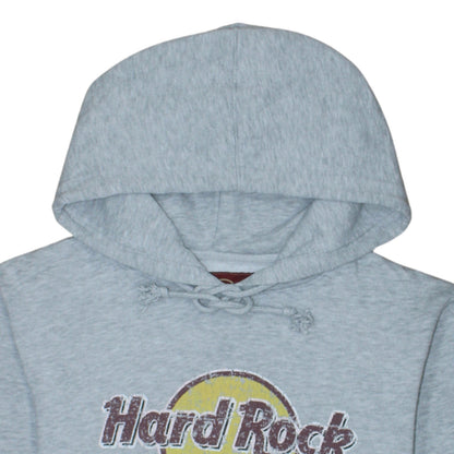 Hard Rock Cafe Glasgow Women's Grey Medium Pullover Hoodie