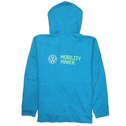 Adidas Women Blue Full Zip Hoodie Size 16-18 EU2020 Volkswagen Logo