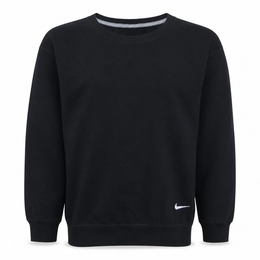 Nike Men's Black M Pullover Sweatshirt Crew Neck Logo Sportswear