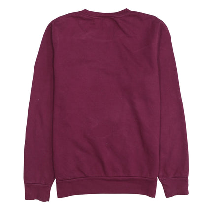 Disney Unisex Adults Purple Christmas Graphic Sweatshirt Size S