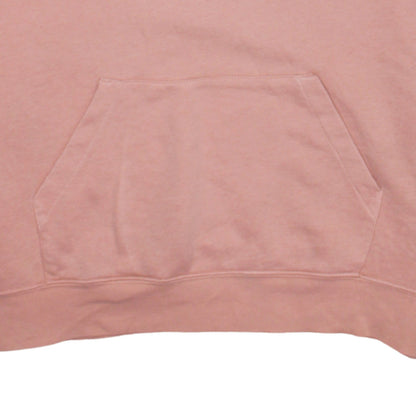 Nike Women Pink Pullover Hoodie Large Cotton Blend Sweatshirt