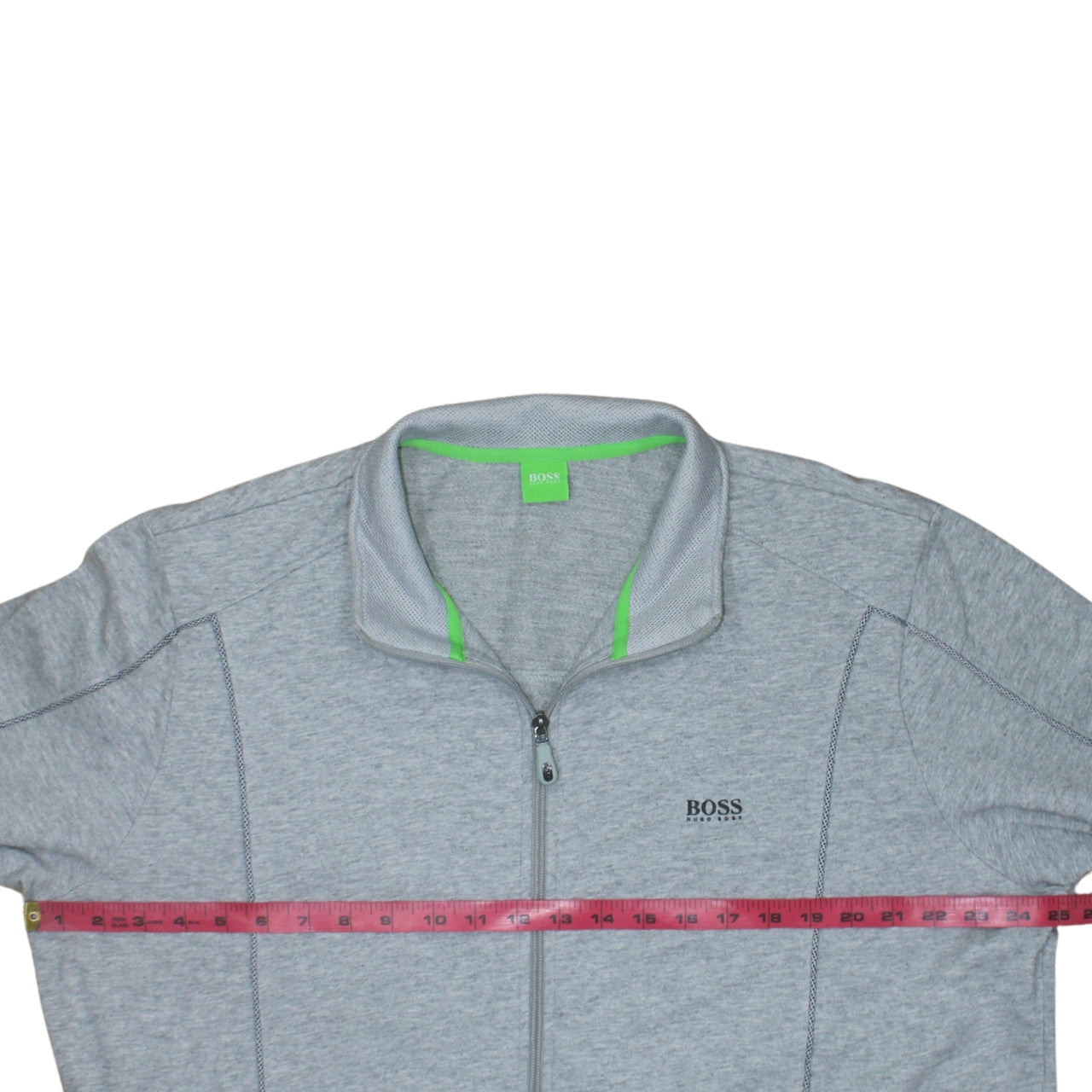 Hugo Boss Men's Grey Full Zip Sweatshirt Size 2XL