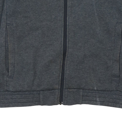 adidas Men's Grey Full Zip Hoodie Small Sportswear Jacket