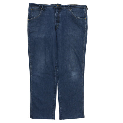 Wrangler Men's Blue 34x32 Carpenter Straight Leg Denim Jeans