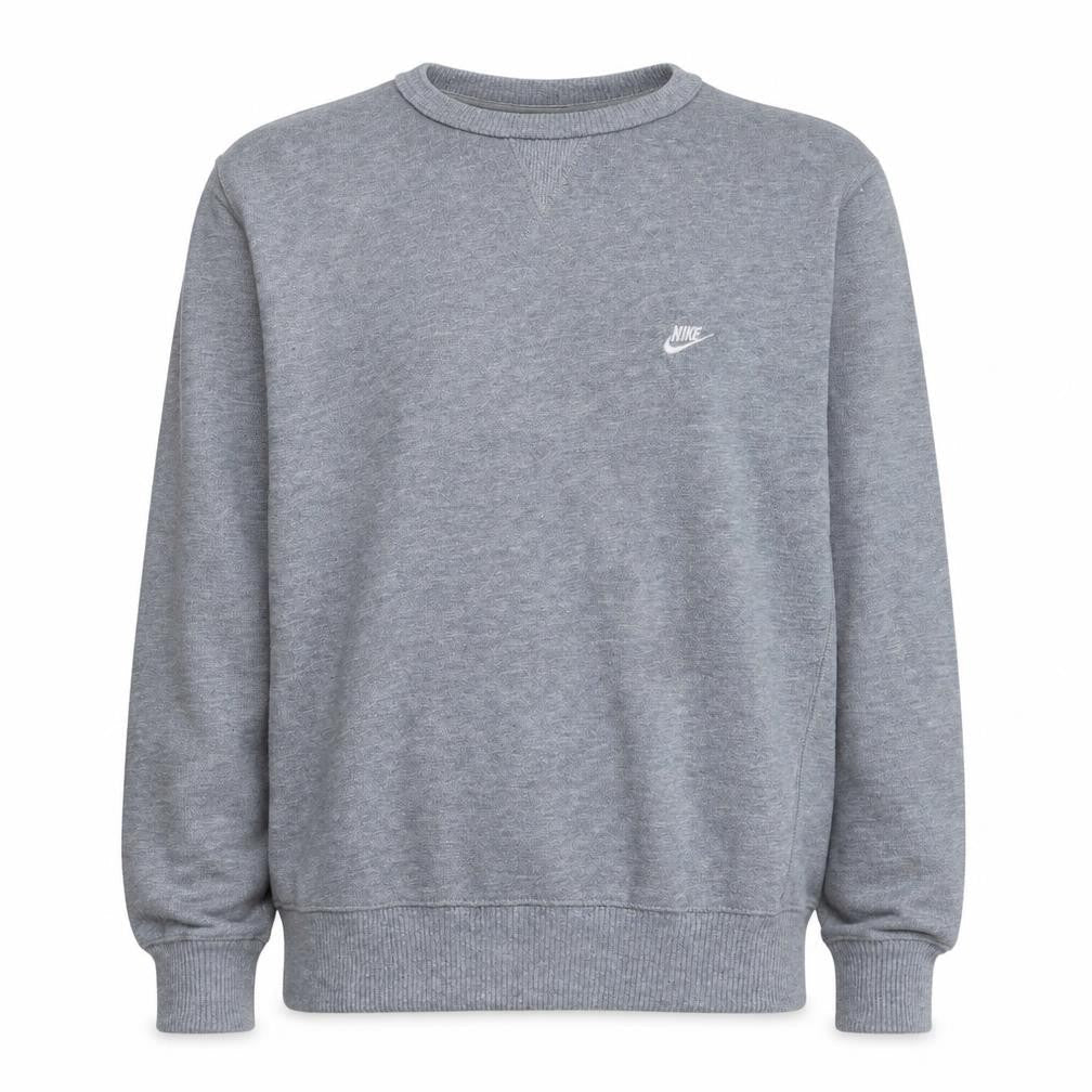 Nike Men’s Grey Crew Neck Pullover Sweatshirt Size L