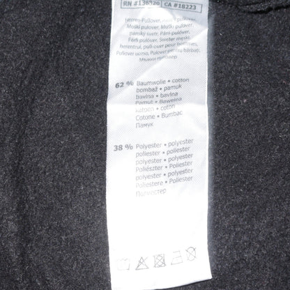 Kappa Men's Black Pullover Hoodie Large Graphic Logo Sportswear