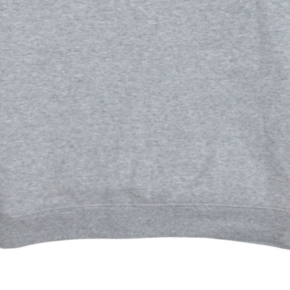 Levi's Women Grey Crew Neck Embroidered Sweatshirt M
