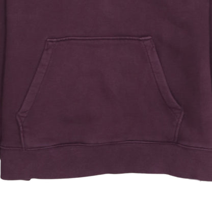 The North Face Womens Purple Hoodie Size M 100% Cotton Pullover