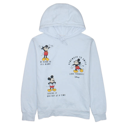 Disney Women’s White Mickey Mouse Pullover Hoodie 2XS