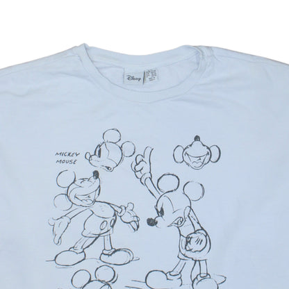 Disney Primark Womens White Mickey Mouse Sweatshirt Size 22/24