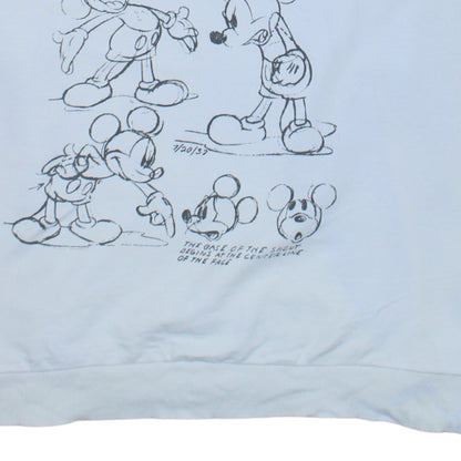 Disney Primark Womens White Mickey Mouse Sweatshirt Size 22/24