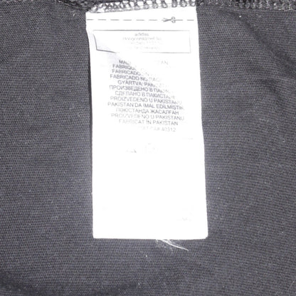 Adidas Women’s Black 3-Stripes Ringer T-Shirt Size 14