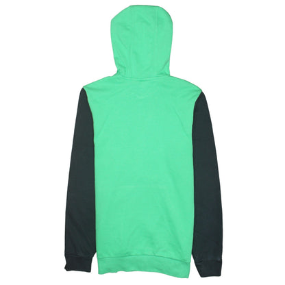 Adidas Boys Green Black Pullover Hoodie 15-16 Years Cotton Blend Sportswear