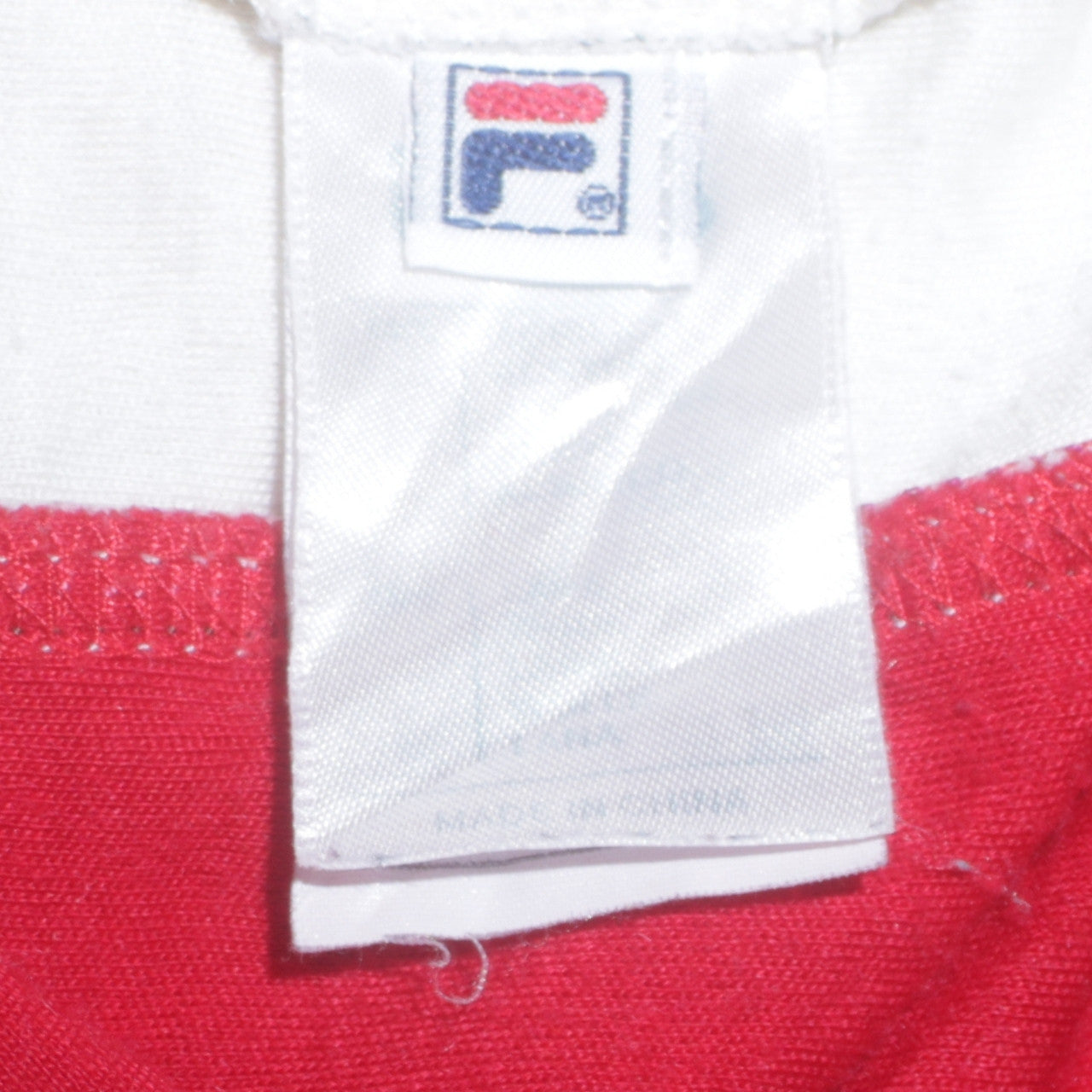 Fila White Line Men's Red Full Zip Sweatshirt Jacket M Retro Sportswear