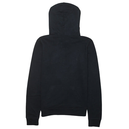 Hollister Men’s Black Pullover Hoodie S Fleece Embroidered Logo