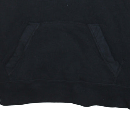Hollister Men’s Black Pullover Hoodie S Fleece Embroidered Logo