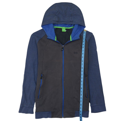 Hugo Boss Men’s Blue 2XL Full Zip Hooded Sweatshirt