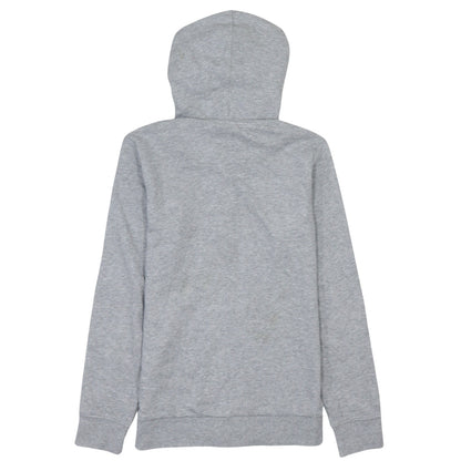 Champion Boys Grey Full Zip Hoodie 11-12 Years Logo Print Cotton Blend