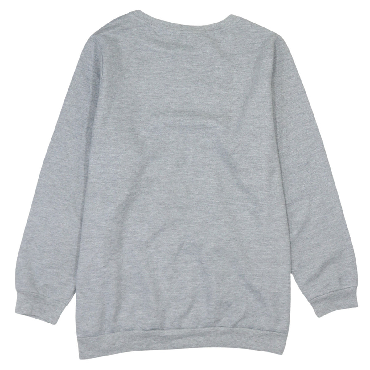 Disney Unisex Grey Mickey Mouse Pullover Sweatshirt S