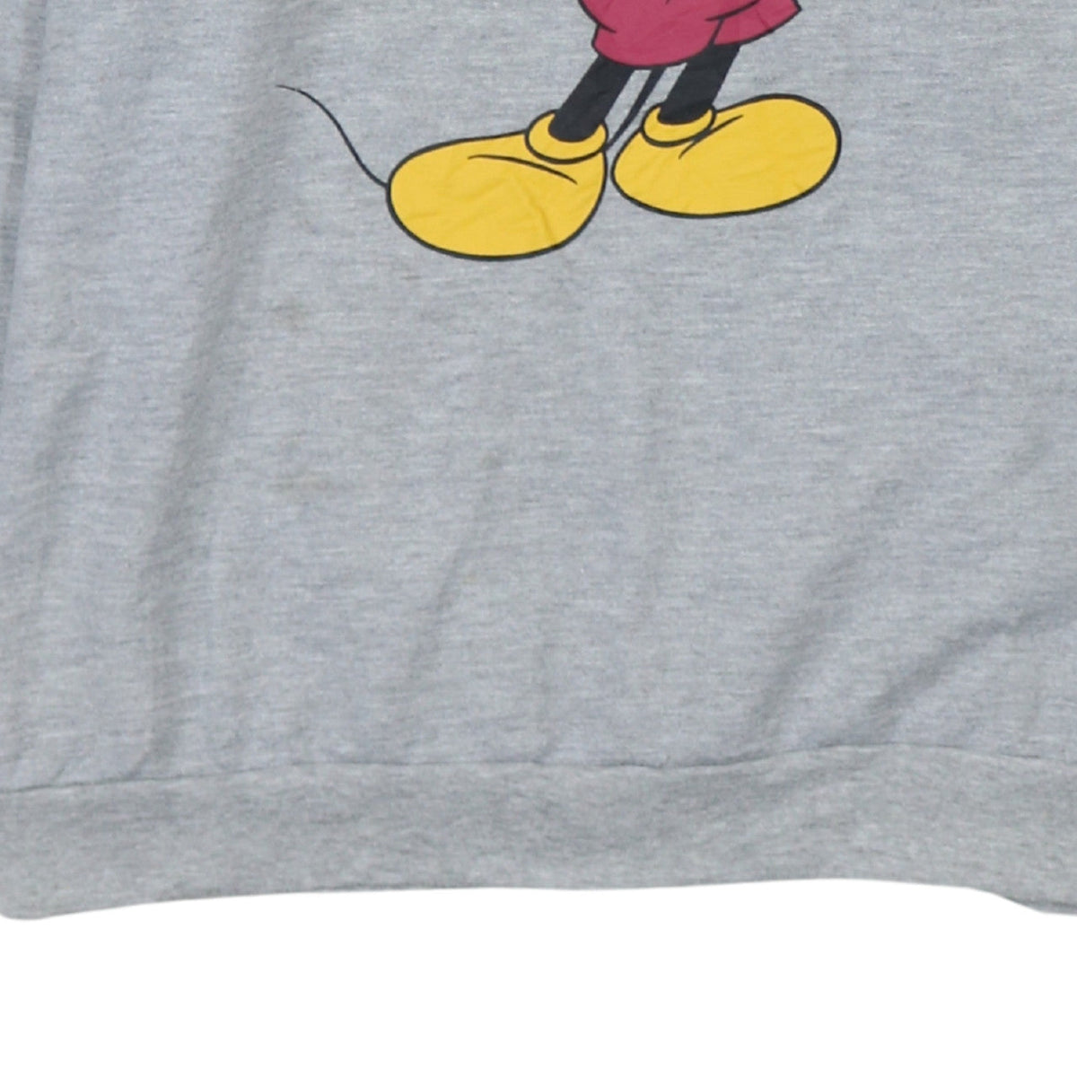 Disney Unisex Grey Mickey Mouse Pullover Sweatshirt S