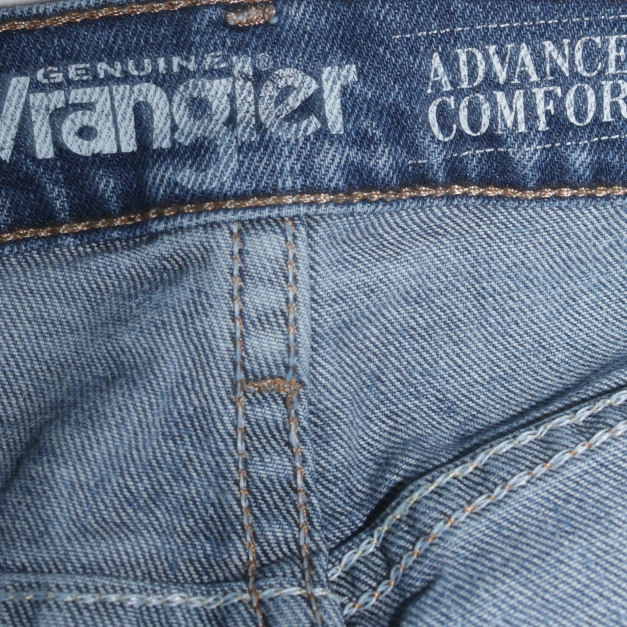 Wrangler Men's Blue 36x29 Straight Fit Denim Jeans