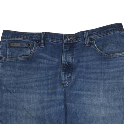 Wrangler Men's Blue 36x29 Straight Fit Denim Jeans