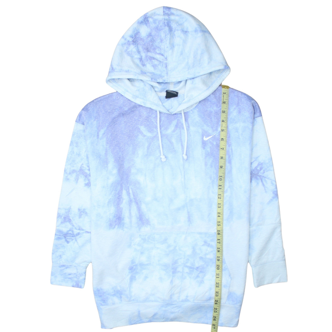 Nike Men's Blue Tie-Dye Dri-FIT Pullover Hoodie Size M