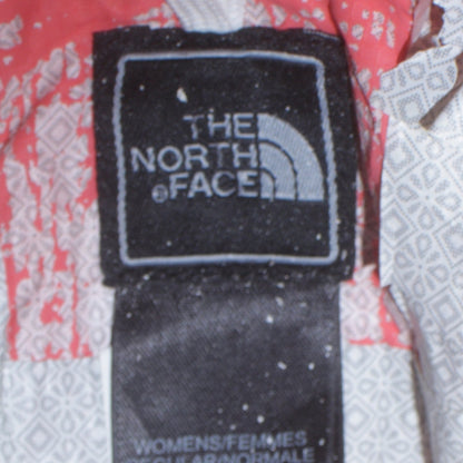 The North Face Womens Orange Waterproof Hooded Rain Jacket M