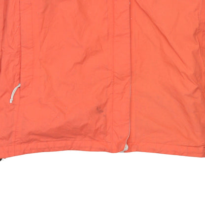 The North Face Womens Orange Waterproof Hooded Rain Jacket M
