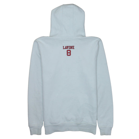 Primark NBA Chicago Bulls White Hoodie Men's M Pullover Graphic