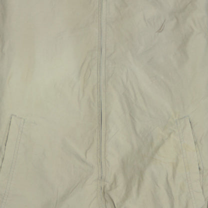 Nautica Men's Beige Cotton Nylon Full Zip Casual Jacket L