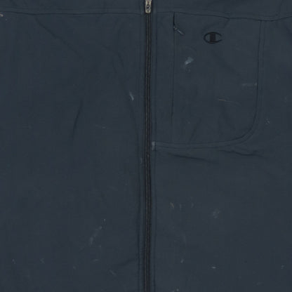Champion Mens Black XL Full Zip Sports Jacket