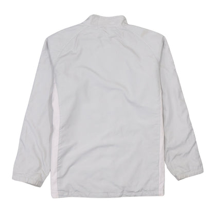 Fila Women White Full Zip Lightweight Sports Jacket Size L