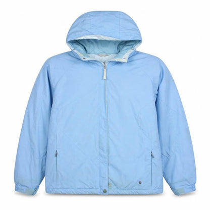 Columbia Women's Blue Waterproof Hooded Parka Jacket L