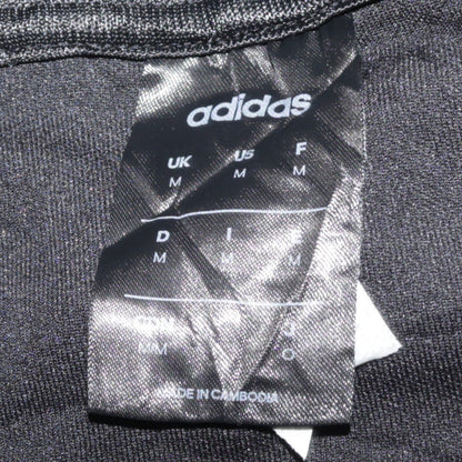 adidas Mens Black Full Zip Hoodie Medium Lightweight Sportswear