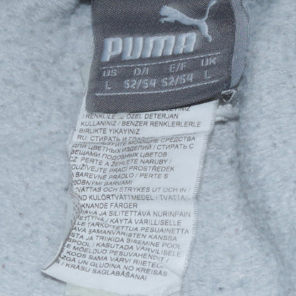 Puma Men's Grey L Pullover Sweatshirt Logo Sports Fleece