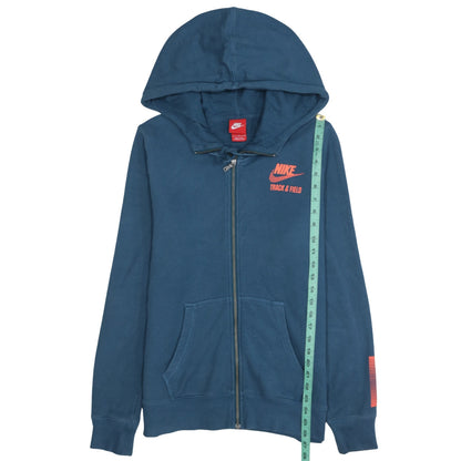 Nike Men's Blue Track & Field Full Zip Hoodie Size L