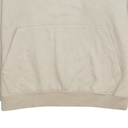 Ellesse Men's Beige Pullover Hoodie S Fleece Embroidered Logo