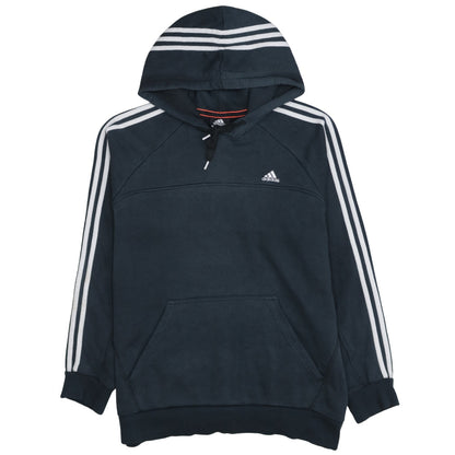 Adidas Mens Blue Pullover Hoodie L Essentials Sportswear
