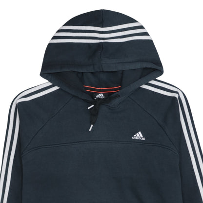 Adidas Mens Blue Pullover Hoodie L Essentials Sportswear