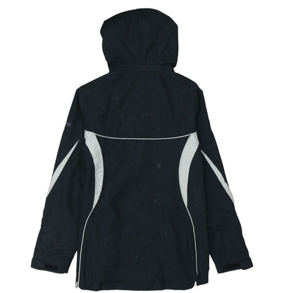 Toggi Womens Black Waterproof Hooded Rain Jacket Size 12