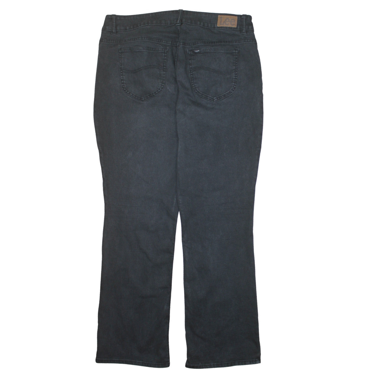 Lee Women’s Black Bootcut Mid Rise Stretch Jeans Size 18W Petite