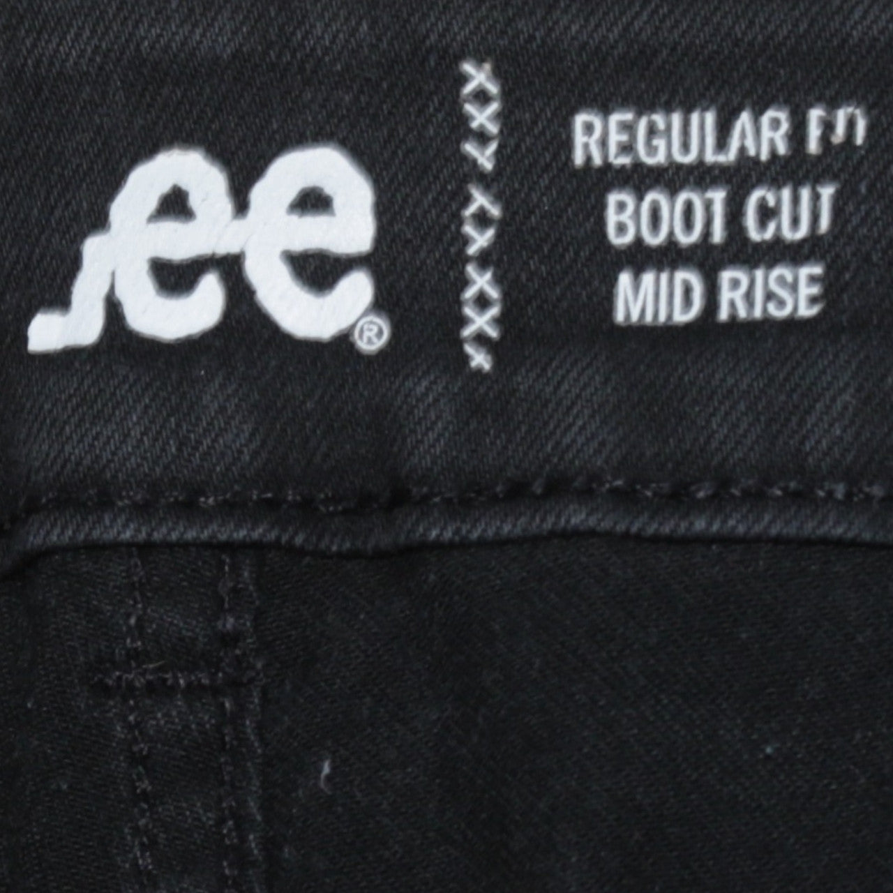 Lee Women’s Black Bootcut Mid Rise Stretch Jeans Size 18W Petite