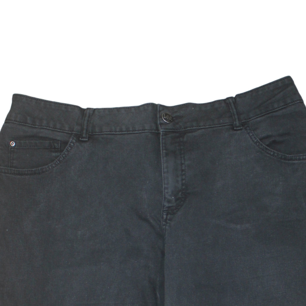 Lee Women’s Black Bootcut Mid Rise Stretch Jeans Size 18W Petite