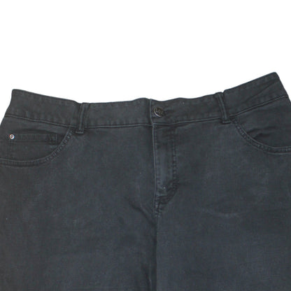 Lee Women’s Black Bootcut Mid Rise Stretch Jeans Size 18W Petite