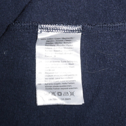 Helly Hansen Workwear Navy Blue Cotton Pullover Hoodie Womens L