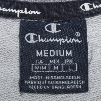 Champion Men's Grey Pullover Crew Neck Sweatshirt Size M