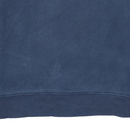 Tommy Jeans Men's Blue Logo Stripe Crew Neck Sweatshirt M