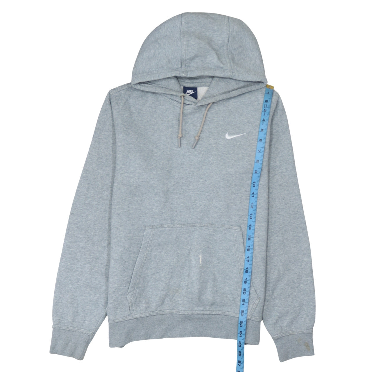 Nike Men's Grey Pullover Hoodie M Fleece Sportswear