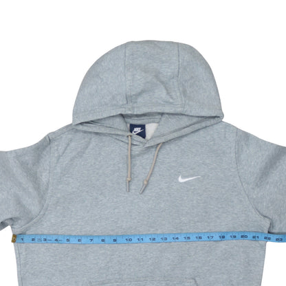 Nike Men's Grey Pullover Hoodie M Fleece Sportswear
